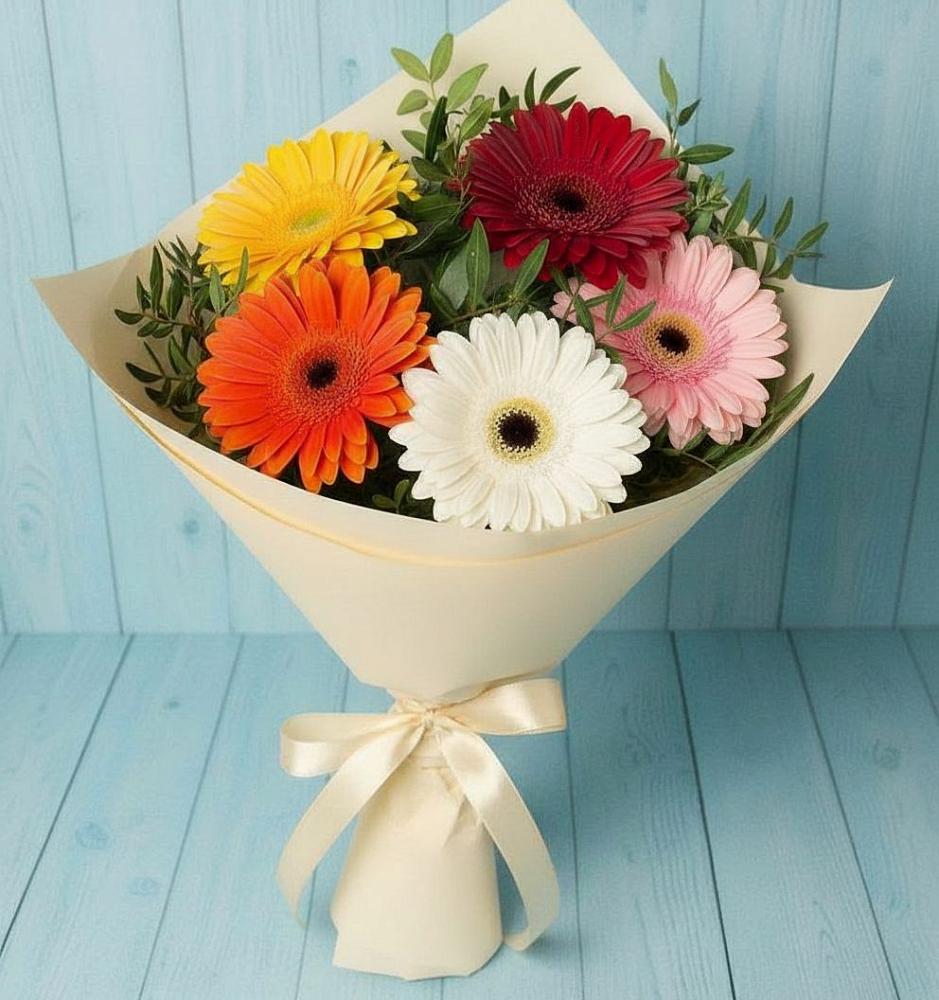 Букет цветов из: Герберы в Городце