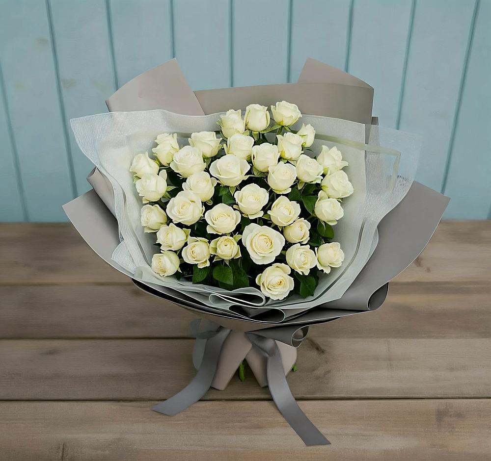 Букет Белоснежная нежность в Городце