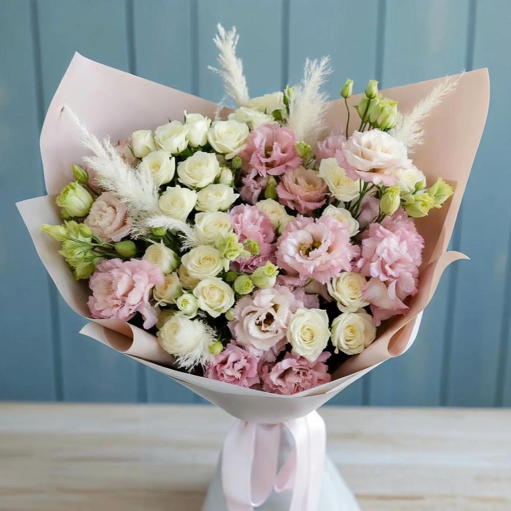 Букет цветов из: Альстромерии и Розы в Городце