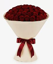 Букет 101 Бордовая роза Блэк Бакарра в Городце