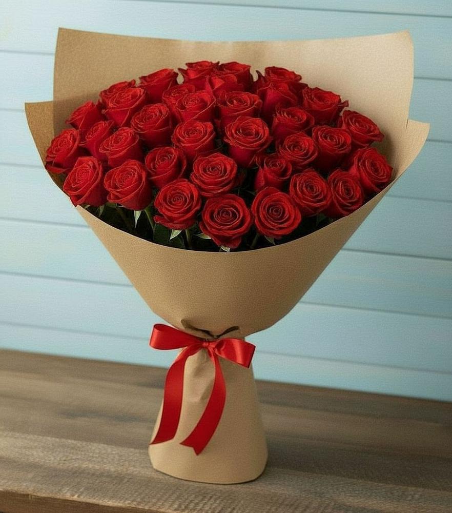Букет Красные розы Милано в Городце