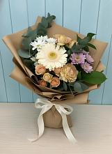 Букет цветов из:  Герберы и Хризантемы в Городце