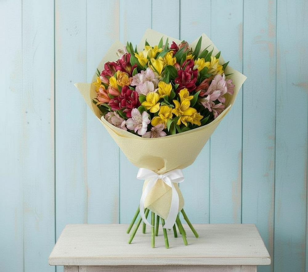 Букет цветов из: Альстромерии в Городце