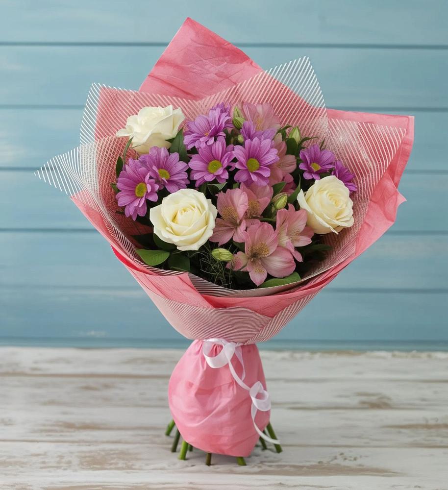 Букет цветов из: Герберы в Городце