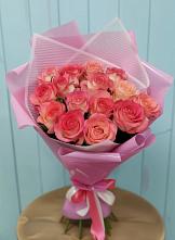 Букет 15 Розовых роз Равель в Городце