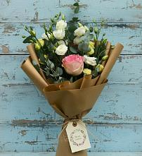 Букет цветов из:  Розы и Лизиантусы #REPLACE_PRED# Городце